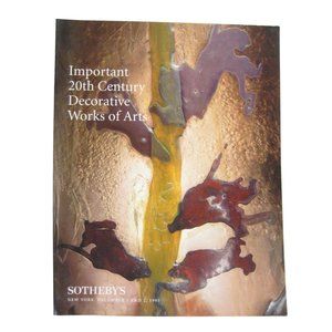 Sothebys Important 20th Century Decorative Works of Art Auction Catalog 1995